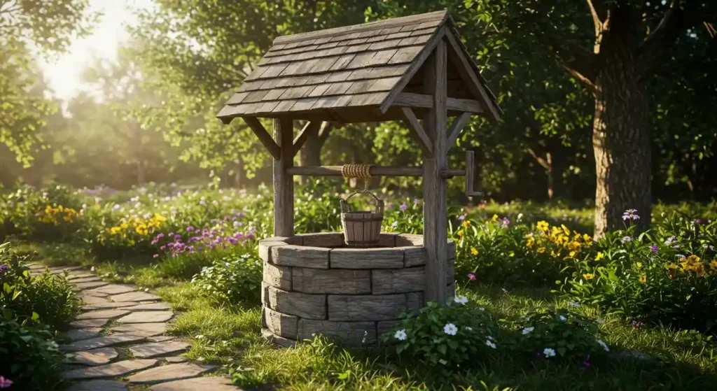 11 Stunning Wishing Well Creations to Spread Positivity and Luck 7 Wishing Well 1